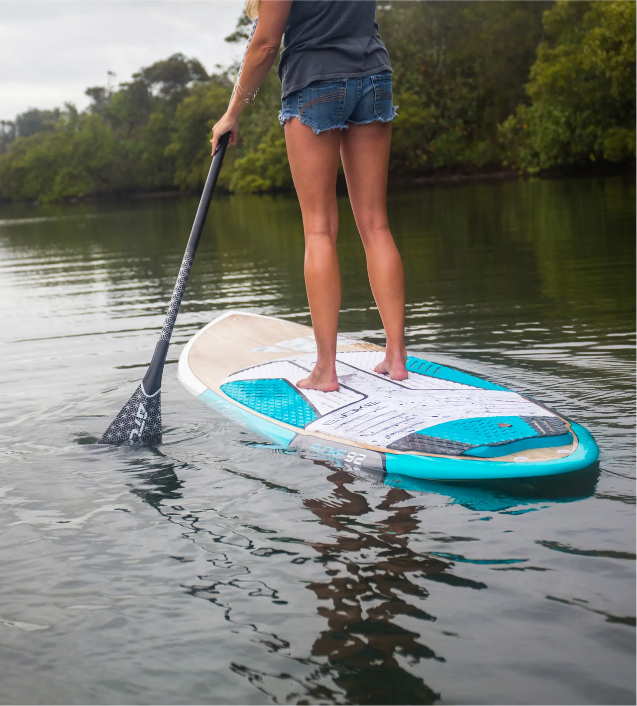 Waterborn SUP - Evoke Eco-Tech - Aqua/Timber
