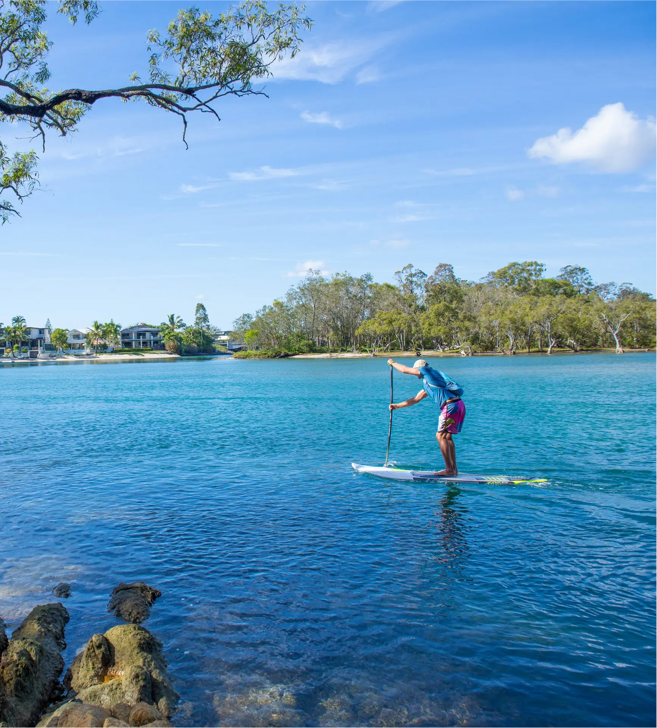 Waterborn SUP - Evoke Carbon - Neon Yellow