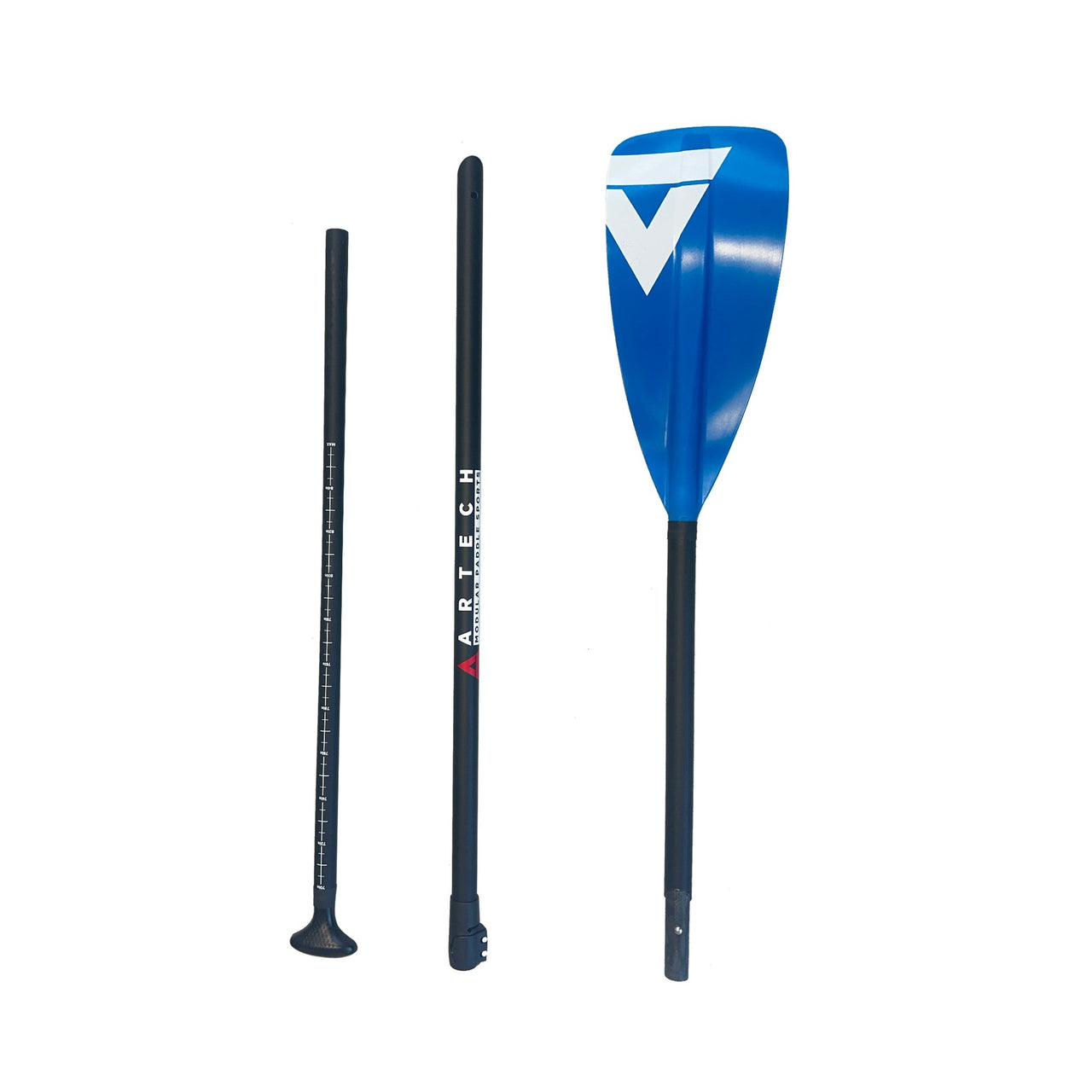 Artech Paddle - Fibreglass Red - Adjustable 3pc - Good Wave Australia