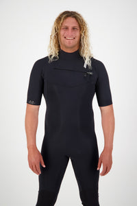 Thumbnail for Premium Mens 2/2 Chestzip Shortsleeve Springsuit/Steamer