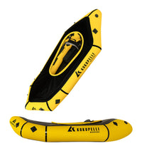 Thumbnail for Kokopelli Nirvana Inflatable Packraft - Spraydeck Whitewater (Yellow) - Good Wave Australia