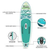 Thumbnail for Funwater Ocean Inflatable Paddle Board SUP