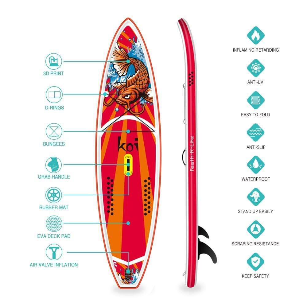 Funwater Feath-R-Lite Koi Inflatable Paddle Board SUP 11'6 - Good Wave Australia