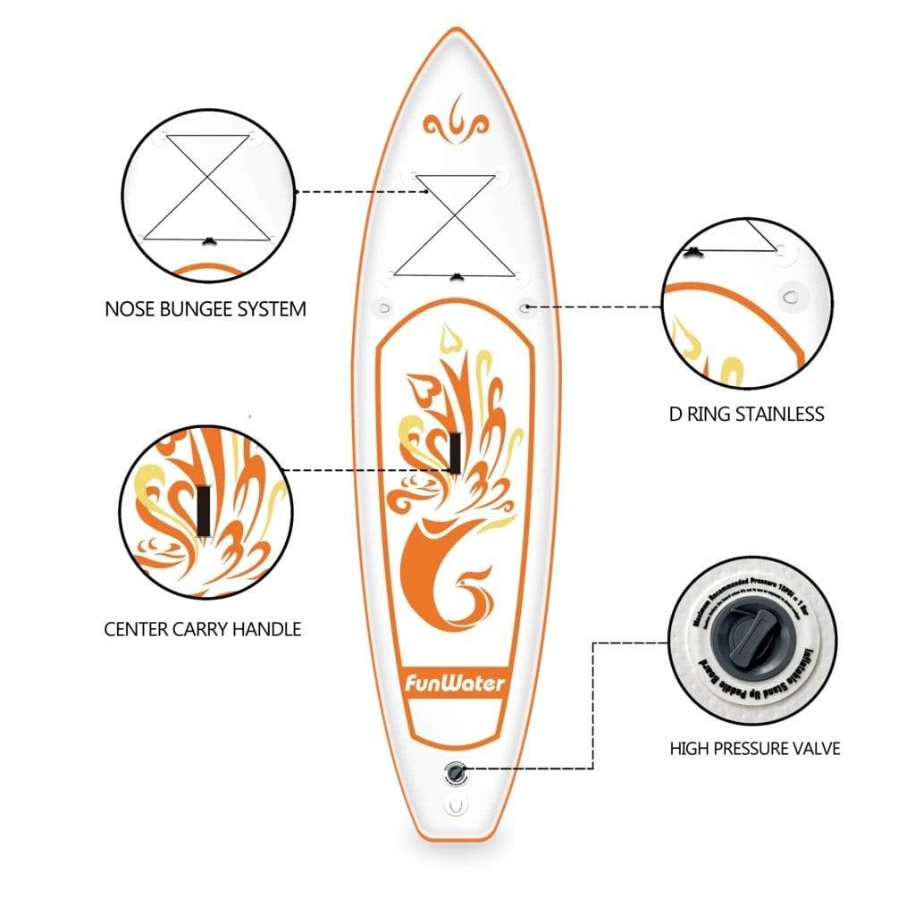 Funwater Lyrebird 10' Inflatable Paddle Board sup Funwater