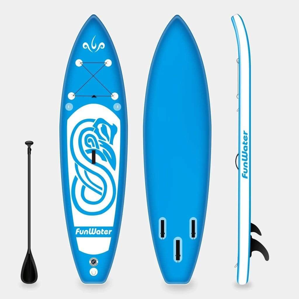 Funwater Rainbow Snake 10' Inflatable SUP sup Funwater Blue
