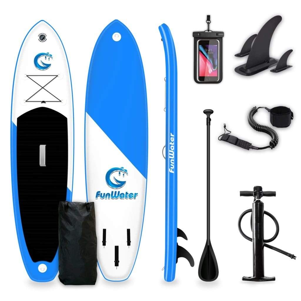 Funwater Smiling Face 11' Inflatable Paddle Board SUP 3