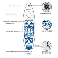 Thumbnail for Funwater Tiki Inflatable Paddle Board SUP specs
